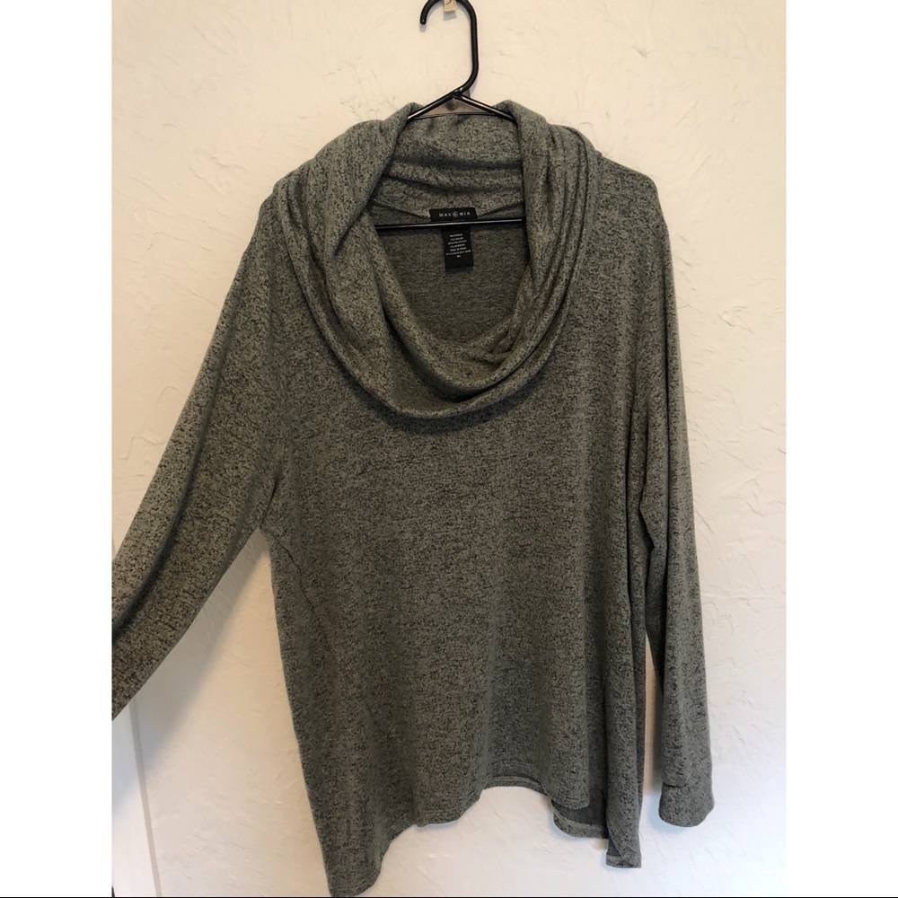 Cowl Neck Tunic Sweater